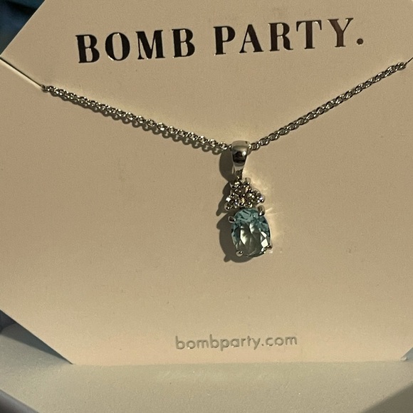 RBP 3094 Light Aquamarine Necklace - Picture 1 of 2